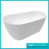 Bainlo Aurora White Modern Freestanding Slipper Bath 1500mm x 730mm
