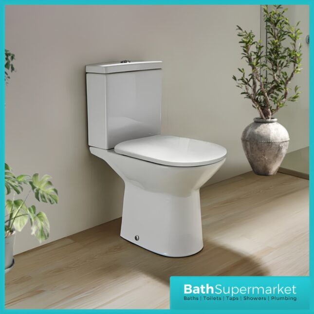 Roca Havana 4 Piece Ceramic WC Toilet & Full Pedestal Basin Bathroom Suite Set