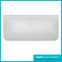 Bainlo Lume Grey Modern Rectangular Freestanding Bath 1600mm