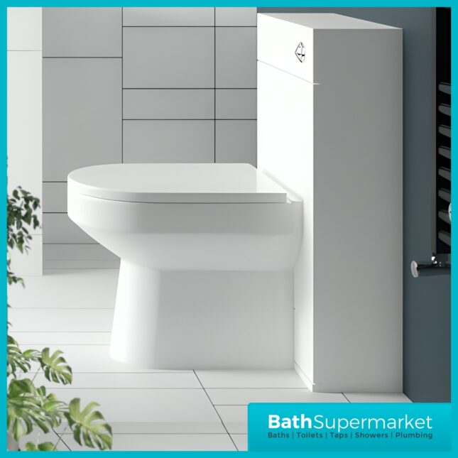 Eden Gloss White Back To Wall WC Unit 500mm x 200mm