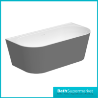 Bainlo Lume Grey Modern Oval Free Standing Bath 1700mm x 800mm