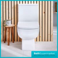 Sognare Choices 550 Square Compact Closed Back WC Pan & Toilet Seat