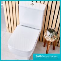 Sognare Choices 550 Square Compact Closed Back WC Pan & Toilet Seat