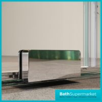 Sognare Momentum Chrome Sliding Wetroom Door & Optional Side Panel 2000mm