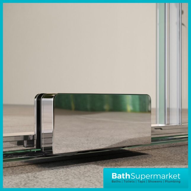 Sognare Momentum Chrome Sliding Wetroom Door & Optional Side Panel 2000mm