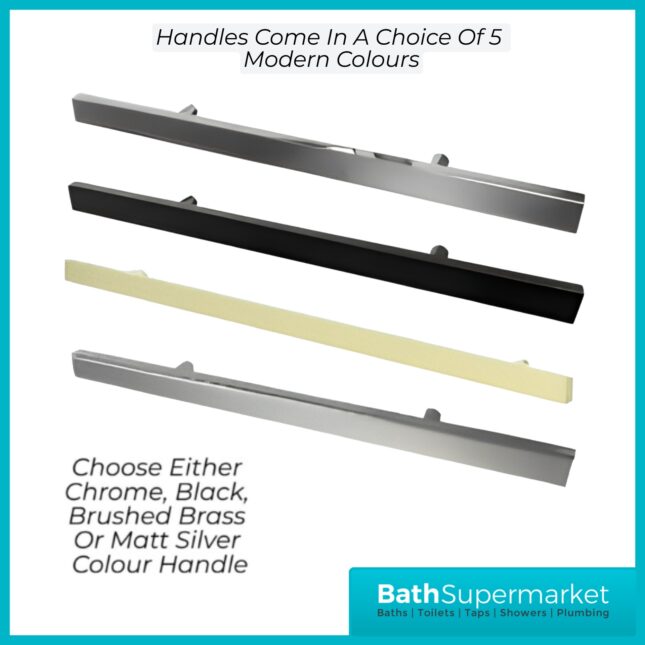 Matrix Matt Black 2 Drawer Combination Basin WC Unit Pack 1100mm – LH/RH