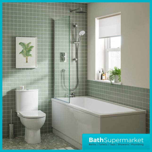 Tavistock Levant White Rimless Close Coupled WC Toilet & Thermoset Soft Close Seat