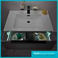 Sognare Ambience LED Wall Mounted Vanity Unit With Grey Basin 600mm