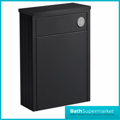 Tavistock Lansdown Traditional Matt Black Back To Wall WC Toilet Unit