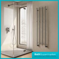 Reina Solara Designer Gun Metal Dry Electric Radiator 400mm x 1500mm