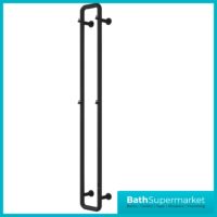 Reina Pelmo Matt Black Dry Electric Towel Radiator 200mm x 1500mm