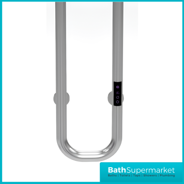 Reina Pelmo Polished Stainless Steel Dry Electric Radiator 200mm x 1500mm