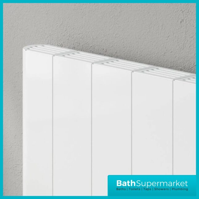 Reina Maia White Horizontal WiFi Electric Dry Radiator 1600mm Height – Various Widths
