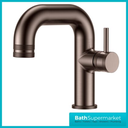 Sognare Core Brushed Bronze Side Lever Mono Basin Mixer Tap