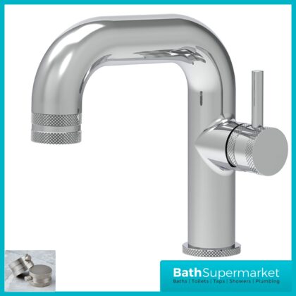 Sognare Core Chrome Side Lever Mono Basin Mixer Tap