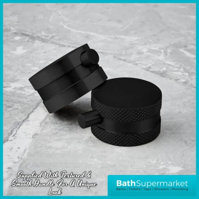Sognare Core Matte Black Side Lever Mono Basin Mixer Tap