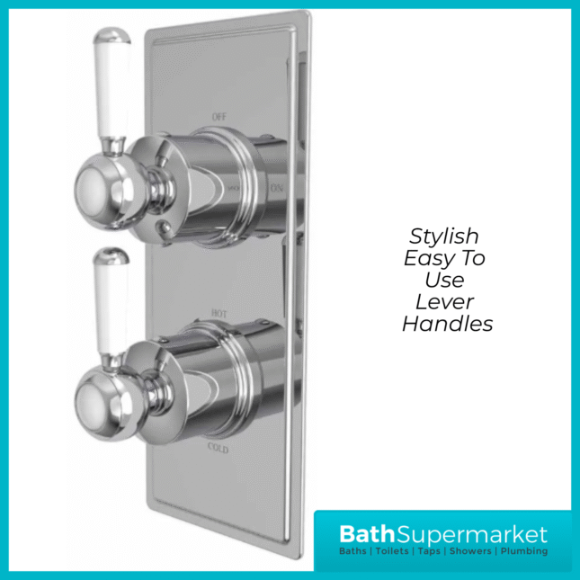 Tavistock Lansdown Chrome Traditional Dual Function Concealed Valve Shower System