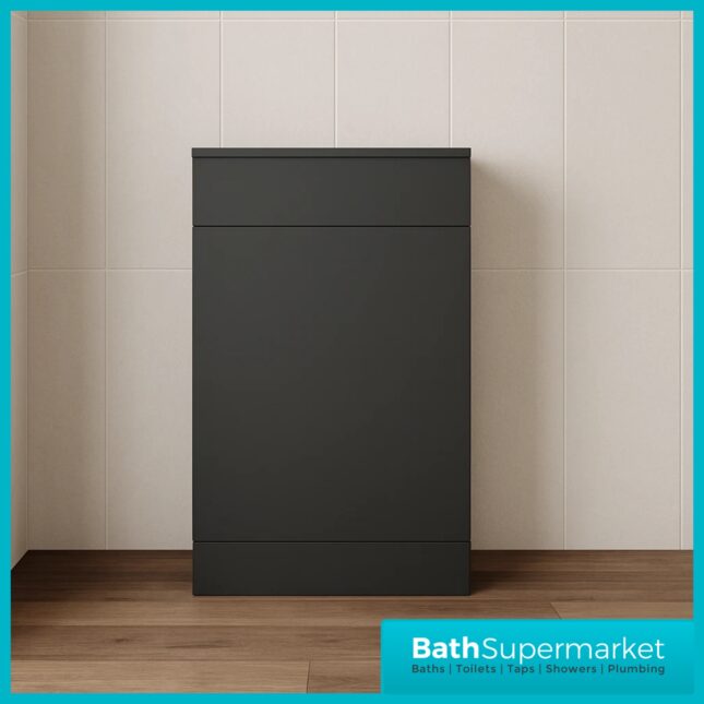 Empire Matt Anthracite Back To Wall WC Toilet Unit 500mm