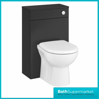 Empire Matt Anthracite Back To Wall WC Toilet Unit 500mm