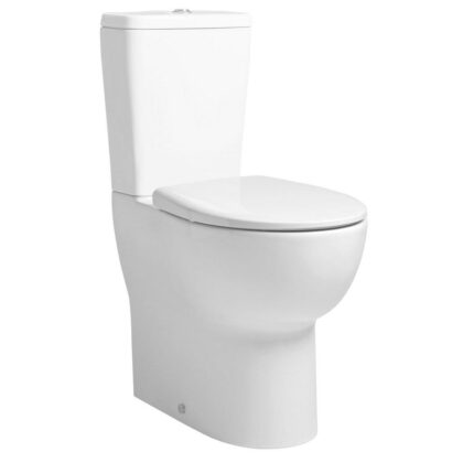 Tavistock Loft Rimless Comfort Height Fully Enclosed Toilet with Soft Close Seat
