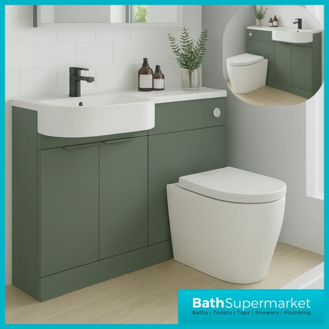 Modern P Series Calm Green Combination P Shape LH /RH Furniture Pack - 1000mm