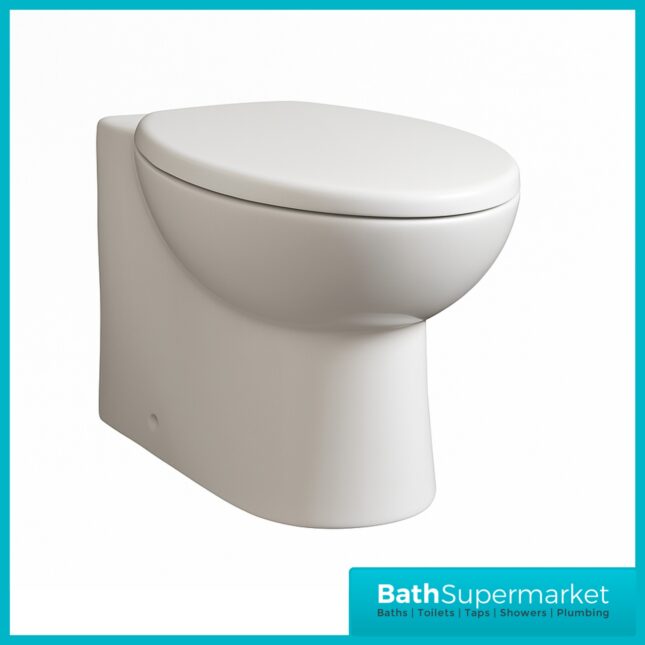 550mm Gloss Grey Vanity Unit & Basin + 500mm WC Toilet Unit Set Bathroom